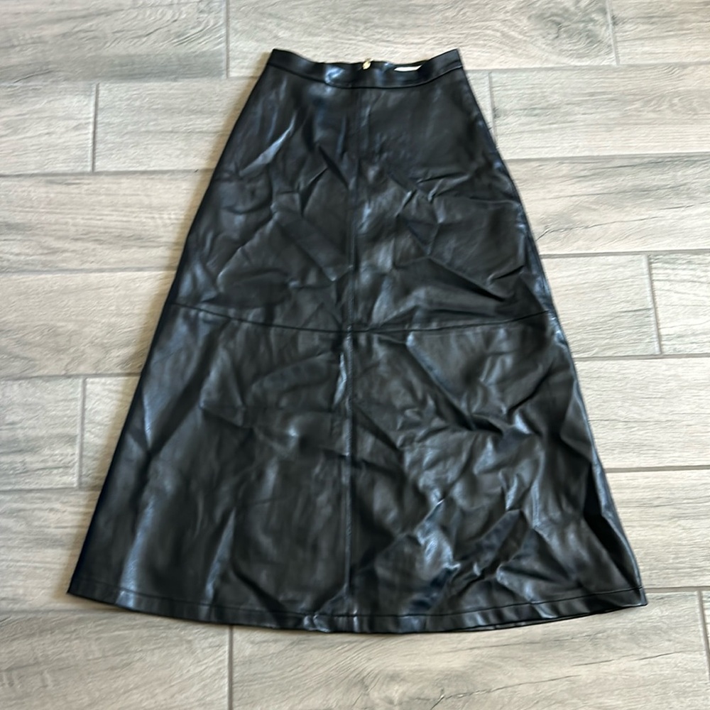 Inspire girls faux leather skirt